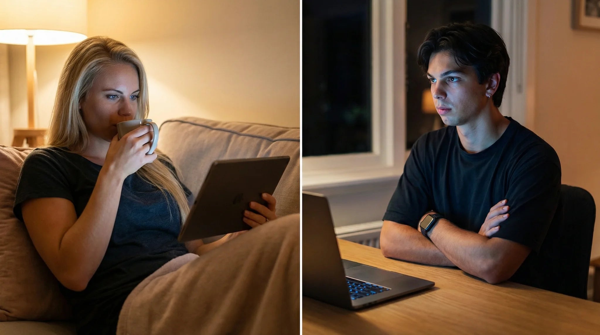 Waarom je moeilijk inslaapt na schermgebruik in de avond