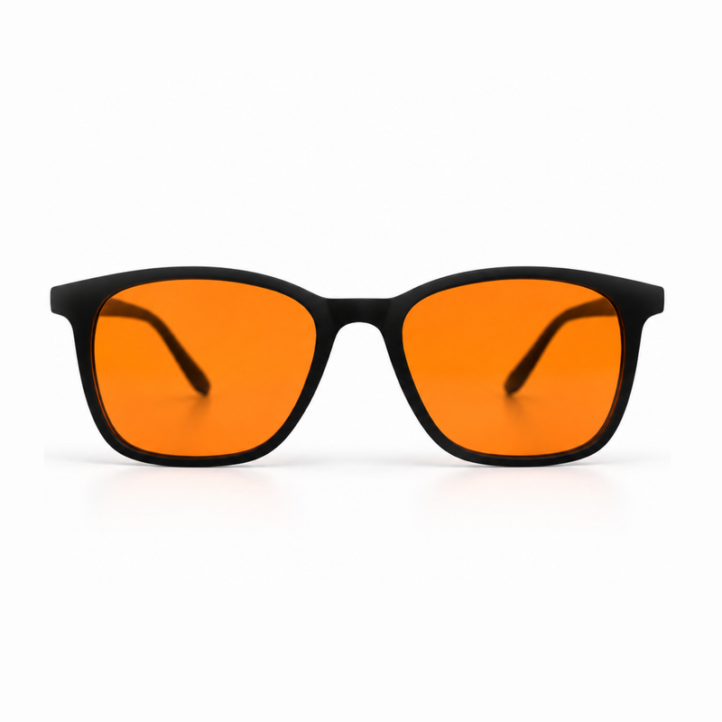 Oranje lens voor 's avonds