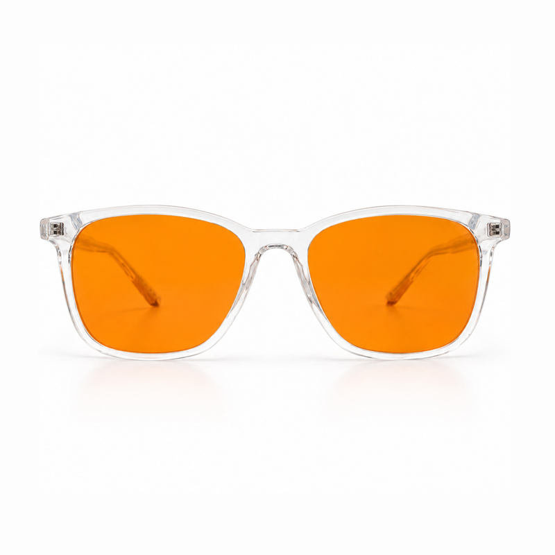 Oranje lens voor 's avonds